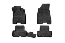 Nissan X-trail T31 2007-2014 3D Rubber Floor Mats Interior (4 pcs, Novline) SUV (Front Row) photo 1
