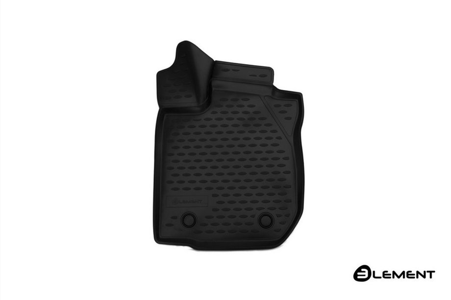 Renault Sandero 2013-2022 Rubber floor mat front left 3D interior (Novline) Image