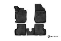Renault Captur 2013-2019 3D Rubber Floor Mats for Interior (4 pcs, Novline) photo 1