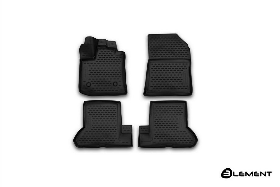 Renault Dokker 2013-2022 (2018↗) 3D Rubber Floor Mats for Interior (4 pcs, Novline) Image