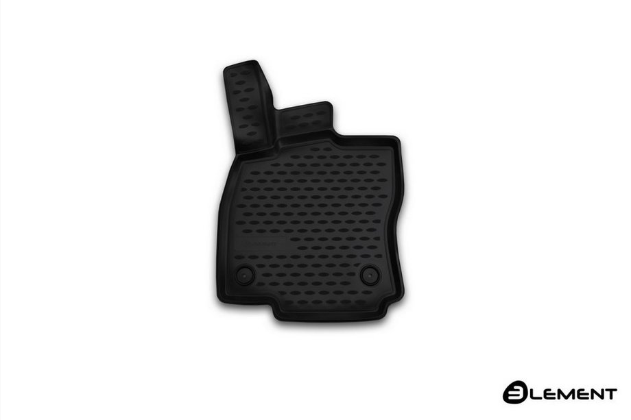 Skoda Octavia III A7 2013-2019 Rubber floor mat front left 3D interior (Novline) Image