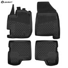 Renault Duster 2018-2024 Rubber Floor Mats Interior (4 pcs, Novline) SUV photo 1