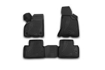 Lada Priora 2007-2018 3D Rubber Floor Mats for Interior (4 pcs, Novline) photo 1