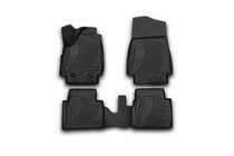 Lada Niva and Urban 1977- 3D Rubber Floor Mats for Interior (4 pcs, Novline) 4x4 3D photo 1