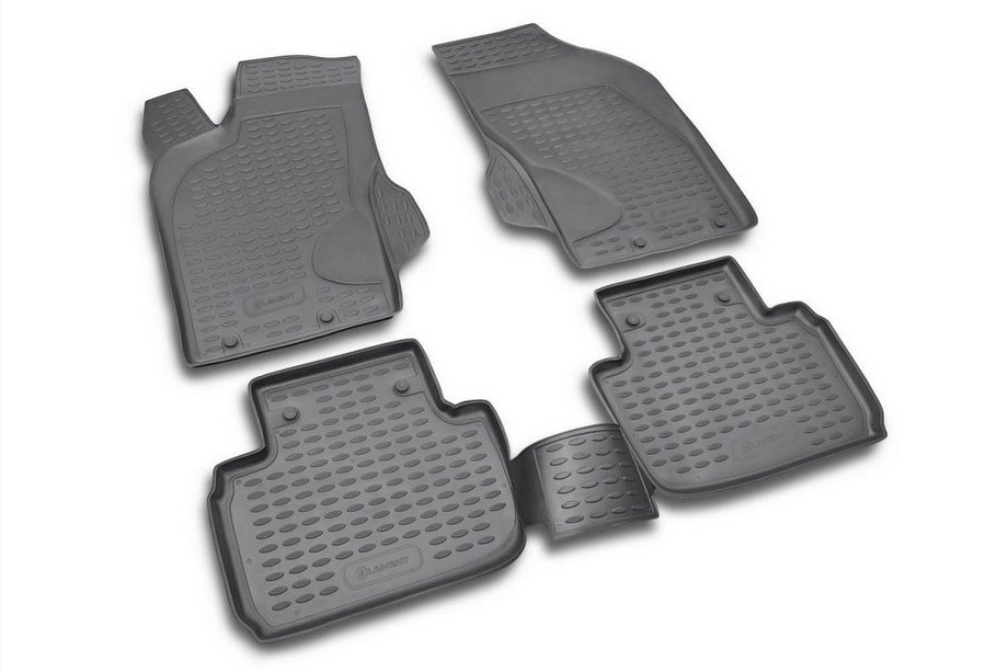 Alfa Romeo 147 2000-2010 Rubber floor mats (4 pcs, Novline) Image