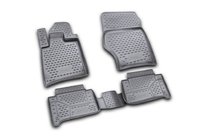 Audi Q7 2005-2015 Rubber floor mats (4 pcs, Novline) photo 1