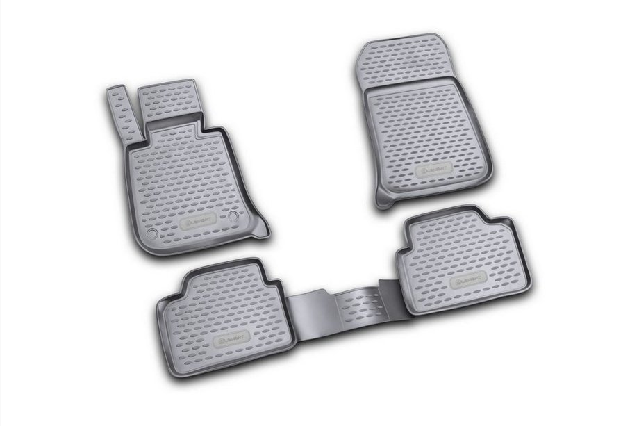BMW 3 Series E90/E91 2005-2011 Rubber floor mats (4 pcs, Novline) Image