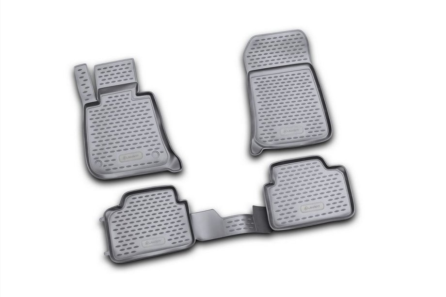 BMW 3 Series E90/E91 2005-2011 Rubber floor mats (4 pcs, Novline, E91) Image