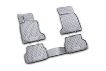 BMW 5 Series E60/E61 2003-2010 Rubber floor mats (4 pcs, Novline) Option 1 photo 1