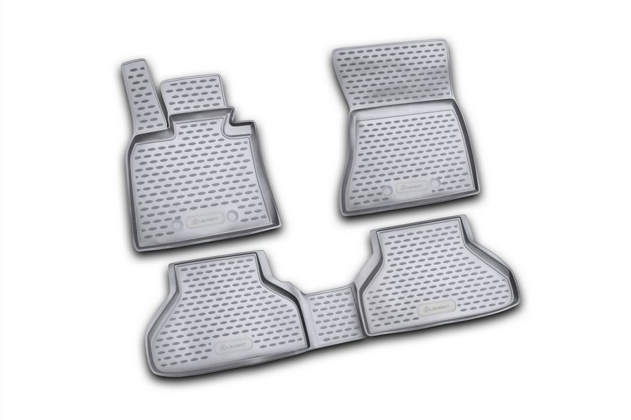 BMW X6 E71 2008–2014 Rubber floor mats (4 pcs, Novline) Photo 1