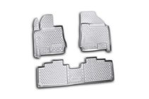 Cadillac SRX 2004-2009 (2010↗) Rubber Floor Mats (3 pcs, Novline) photo 1
