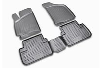Chevrolet Lanos 1998–2017 Rubber floor mats (4 pcs, Novline) photo 1