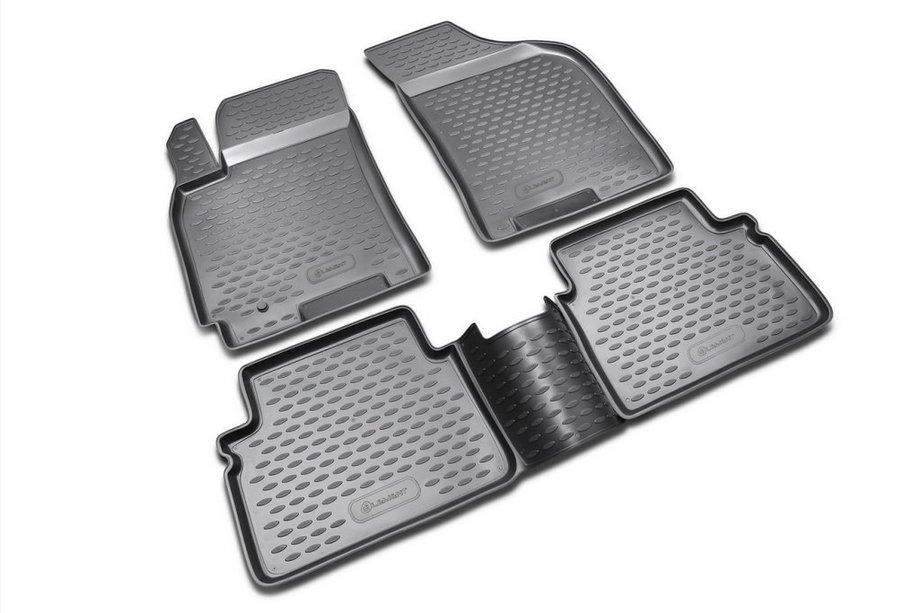 Chevrolet Lacetti 2003-2024 Rubber floor mats (4 pcs, Novline) Image