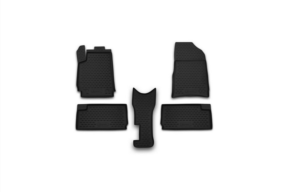 Citroen Xsara Picasso 1999-2012 Rubber floor mats interior (5 pcs, Novline) Photo 1