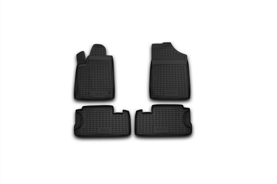 Citroen Berlingo 1996-2008 Rubber floor mats (4 pcs, Novline) Photo 1