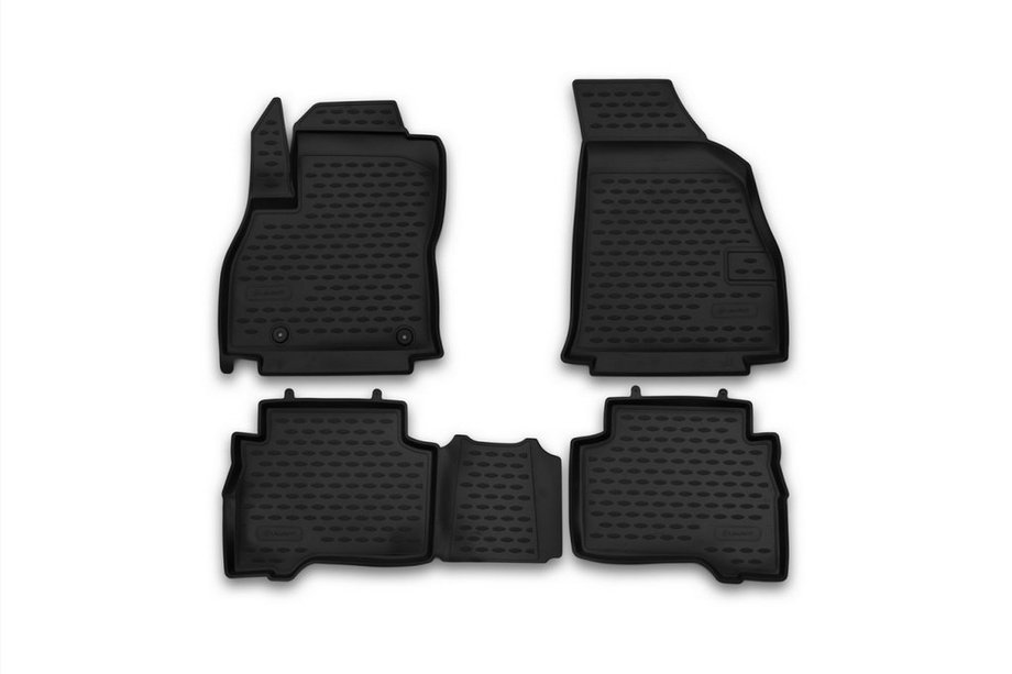 Citroen Nemo 2007-2017 Rubber Floor Mats Interior (2 pcs, Novline) Image