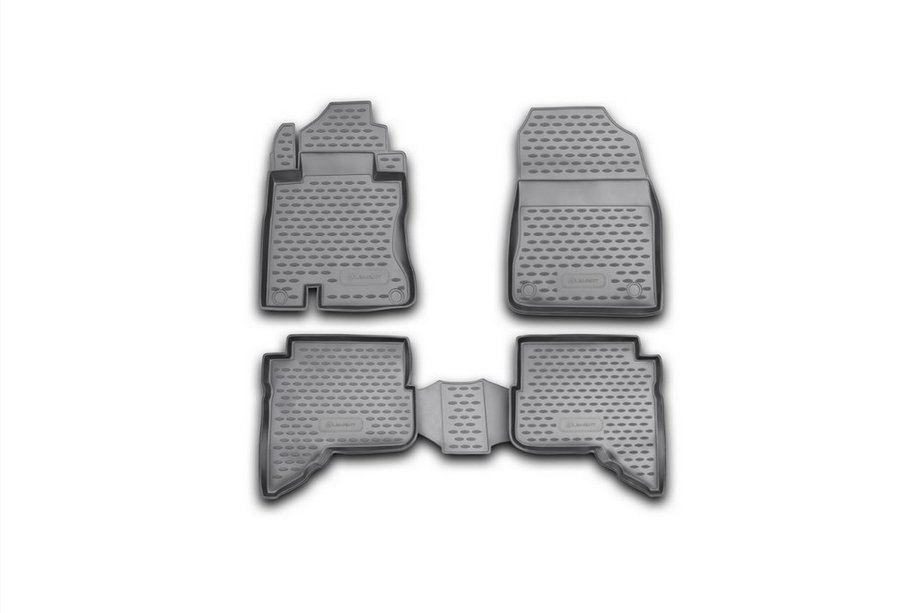 Daihatsu Terios 2006-2017 Rubber floor mats (4 pcs, Novline) Image
