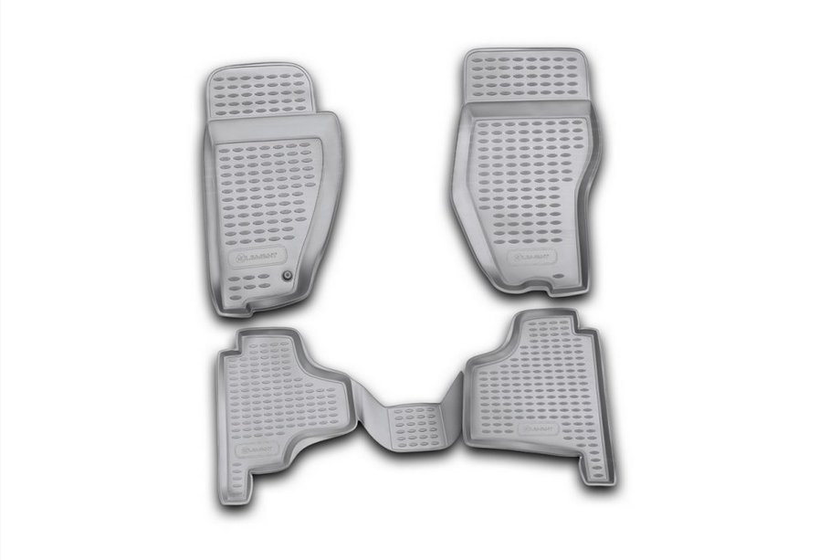 Dodge Nitro 2006-2011 Rubber floor mats (4 pcs, Novline) Image