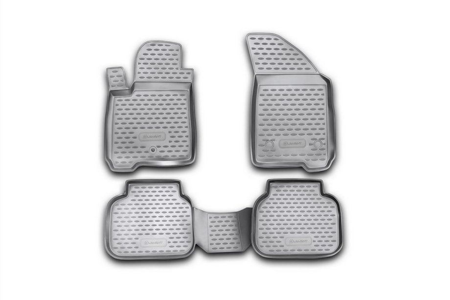 Dodge Journey 2008-2020 Rubber floor mats (4 pcs, Novline) Image