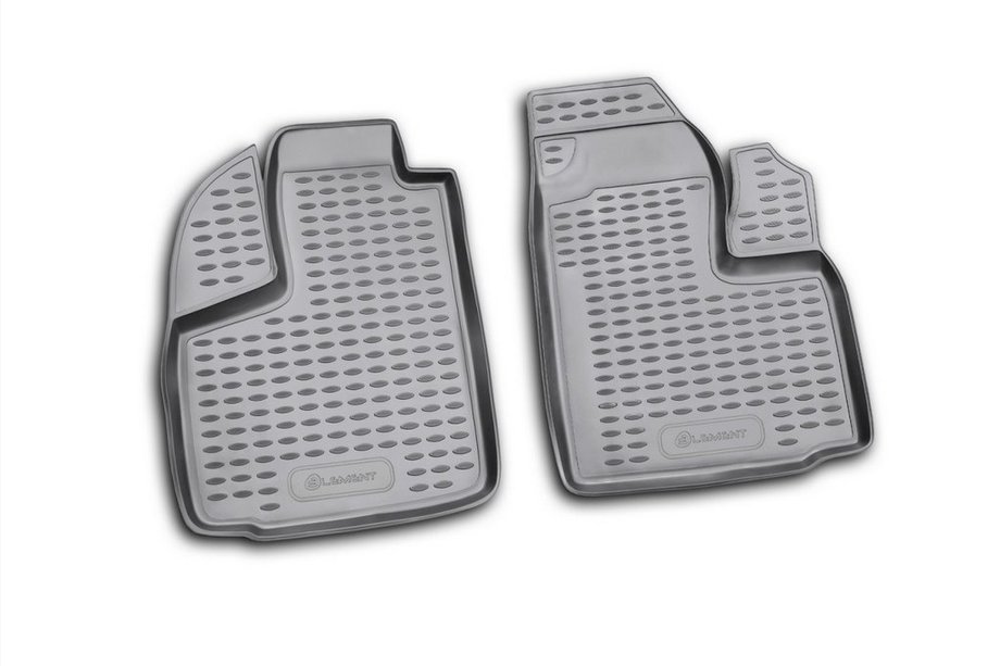 Fiat Doblo I 2001-2005 Rubber Floor Mats Interior (2 pcs, Novline) Cargo Image