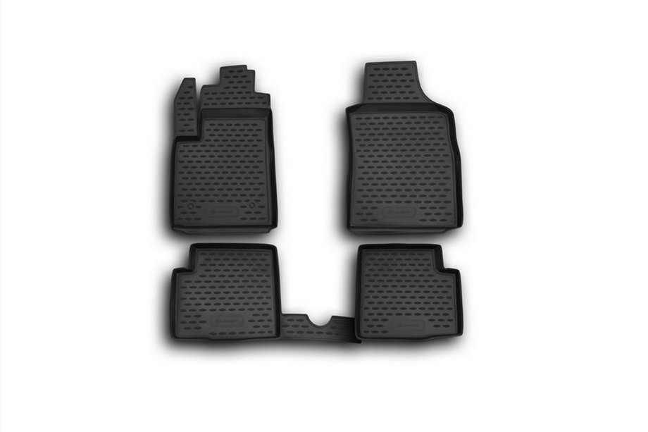 Fiat 500/500L 2013-2022 (500) Rubber Floor Mats (4 pcs, Novline) Image