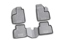 Fiat Doblo I 2001-2005 Rubber Floor Mats Interior (4 pcs, Novline) Panorama photo 1