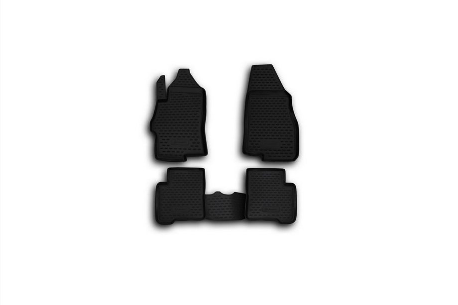 Fiat Linea 2006-2018 (2006↗) Rubber Floor Mats (4 pcs, Novline) Image