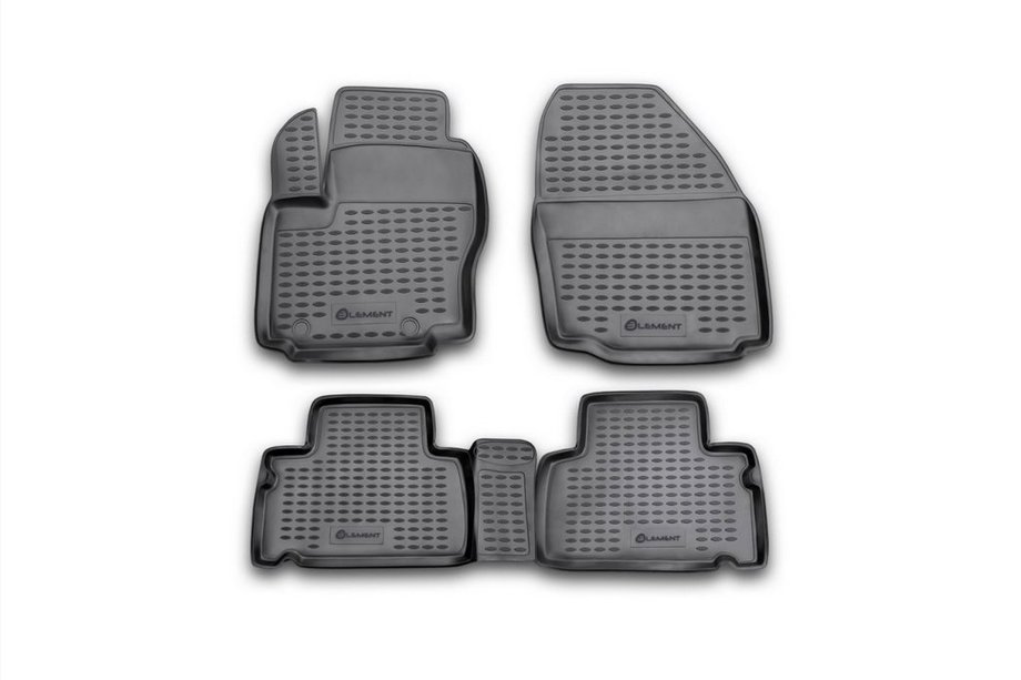 Ford S-Max 2007-2014 Rubber floor mats (4 pcs, Novline) FN Image