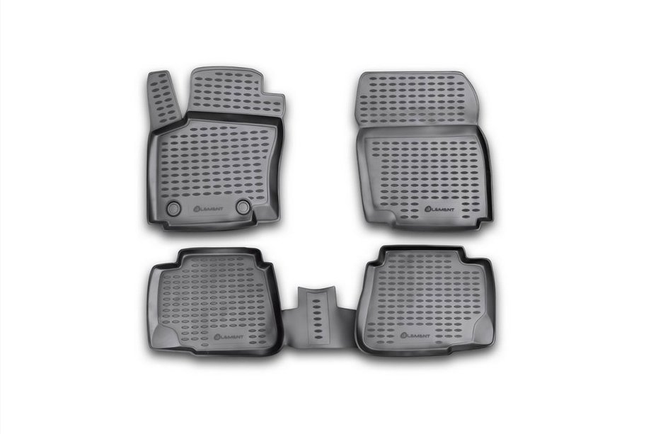 Ford Mondeo 2008-2014 Rubber Floor Mats Interior (4 pcs, Novline) Option 2 Image