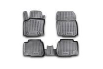 Ford Mondeo 2008-2014 Rubber Floor Mats Interior (4 pcs, Novline) Option 2 photo 1