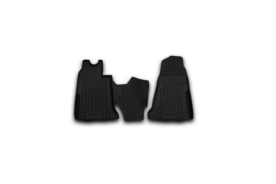 Ford Transit 2000–2014 (2006↗) Rubber floor mats (2 pcs, Novline) Manual transmission (Option 1) Image