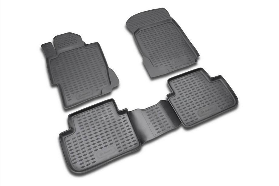 Honda Accord VIII 2008-2012 Rubber floor mats (4 pcs, Novline) Image