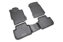 Honda Accord VIII 2008-2012 Rubber floor mats (4 pcs, Novline) photo 1