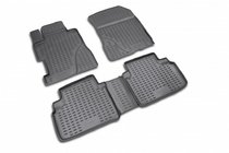 Honda Civic Sedan VIII 2006-2011 Rubber Floor Mats Interior (4 pcs, Novline) 4D photo 1