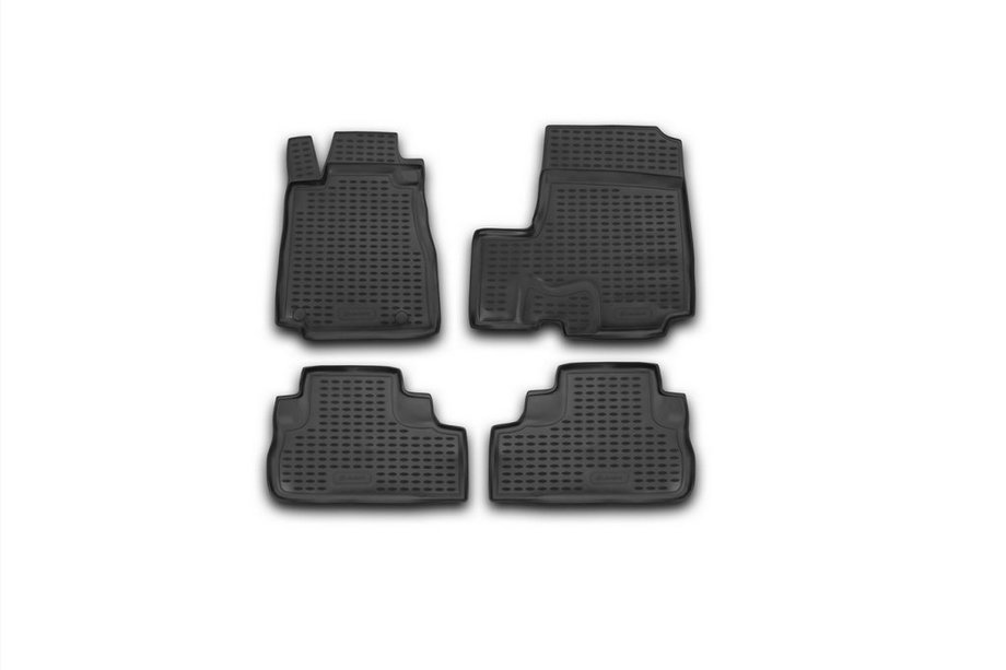 Honda CRV 2007-2011 Rubber floor mats (4 pcs, Novline) Image