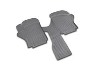 Hyundai H200, H1, Starex 1998-2007 Rubber Floor Mats Interior (2 pcs, Novline) Short photo 1