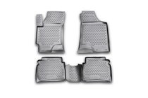 Hyundai Elantra (XD) 2000-2011 Rubber floor mats (4 pcs, Novline) photo 1