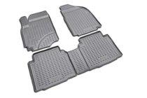 Hyundai Matrix 2001-2010 Rubber floor mats (4 pcs, Novline) photo 1