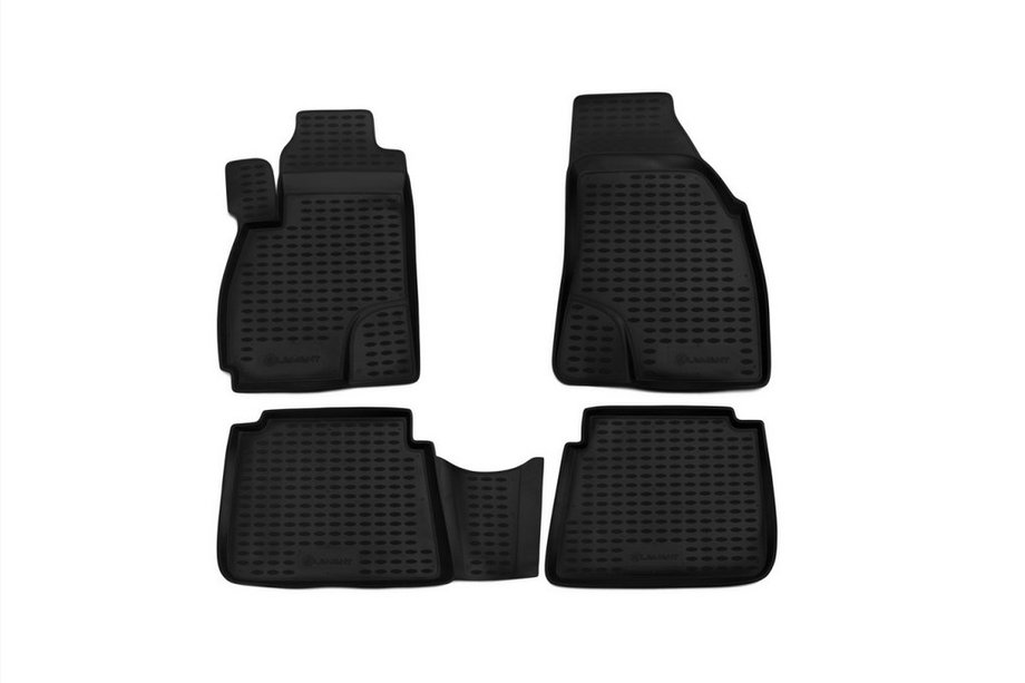 Hyundai Santa Fe 1 2000-2006 Rubber floor mats (4 pcs, Novline) Image