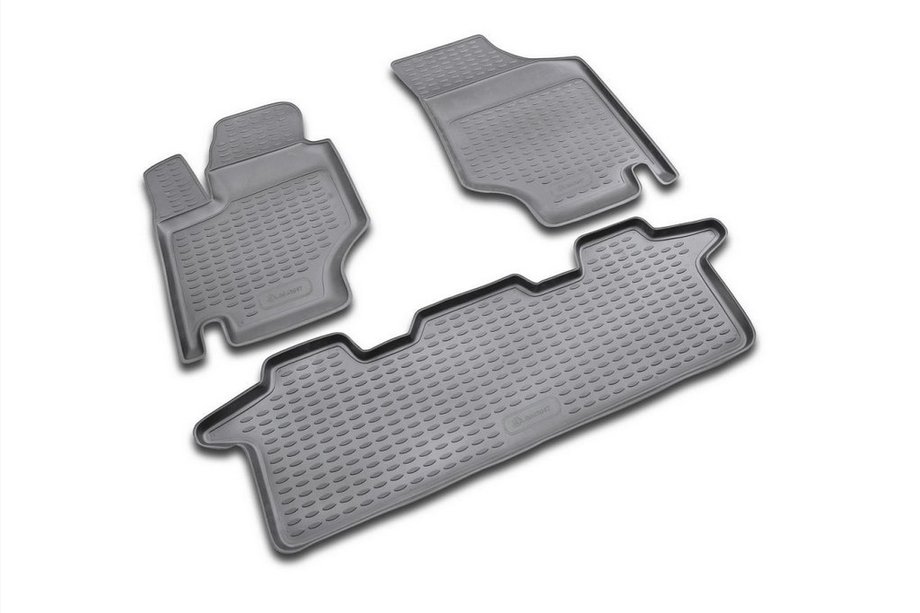 Hyundai Trajet 2000-2007 Rubber Floor Mats Interior (5 pcs, Novline) Automatic Image