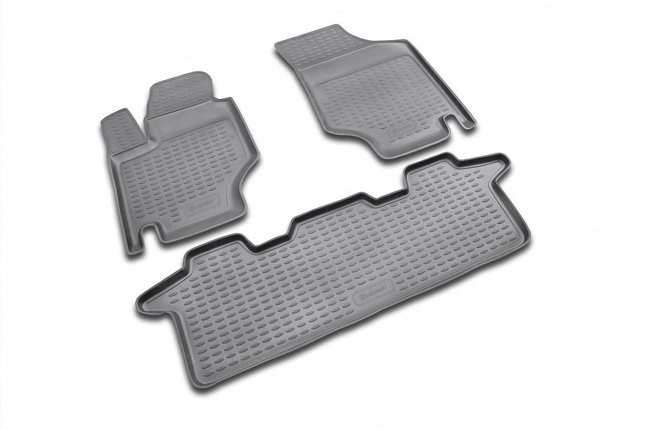 Hyundai Trajet 2000-2007 Rubber floor mats (4 pcs, Novline) Manual transmission Image