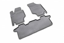 Hyundai Trajet 2000-2007 Rubber floor mats (4 pcs, Novline) Manual transmission photo 1