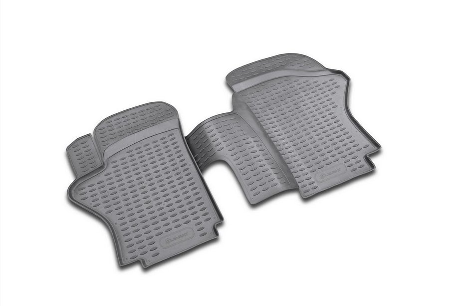Hyundai H200, H1, Starex 1998-2007 Rubber Floor Mats Interior (2 pcs, Novline) Long Image