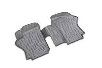 Hyundai H200, H1, Starex 1998-2007 Rubber Floor Mats Interior (2 pcs, Novline) Long photo 1