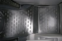 Hyundai H300, H1, Starex 2008-2020 Rubber floor mats (4 pcs, Novline) New photo 1