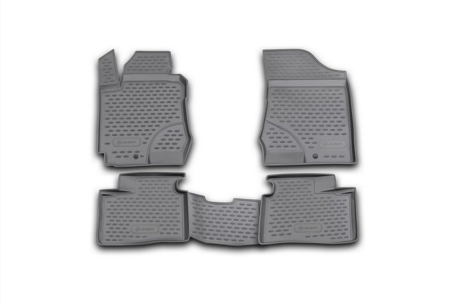 Hyundai I-30 2007-2011 Rubber floor mats (4 pcs, Novline) Image