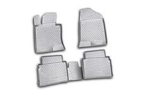 Hyundai Sonata YF 2010-2014 Rubber floor mats (4 pcs, Novline) photo 1