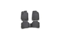 Hyundai Accent 2011-2017 Rubber floor mats (4 pcs, Novline) photo 1