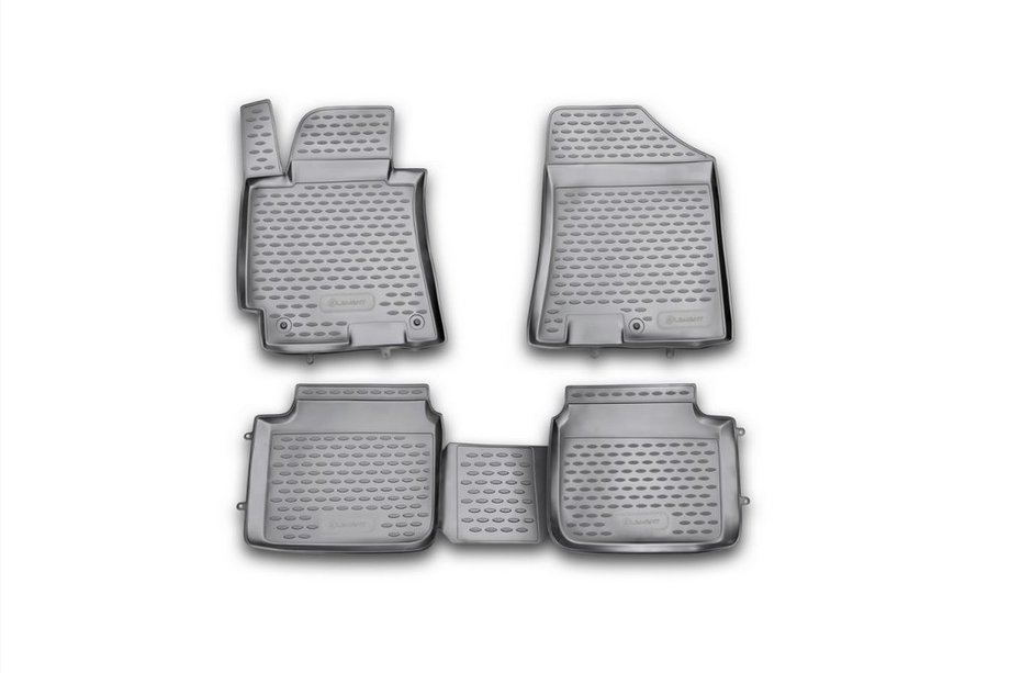 Hyundai Elantra (HD) 2006-2011 Rubber floor mats (4 pcs, Novline) Image