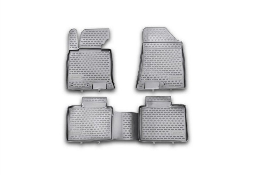 Hyundai I-40 2011-2019 Rubber floor mats (4 pcs, Novline) Image